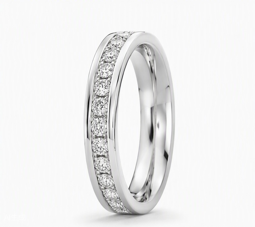 Channel-Set Lab Grown Diamond Wedding Band