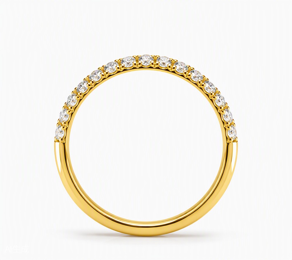 Pavé Lab Grown Diamond Wedding Band